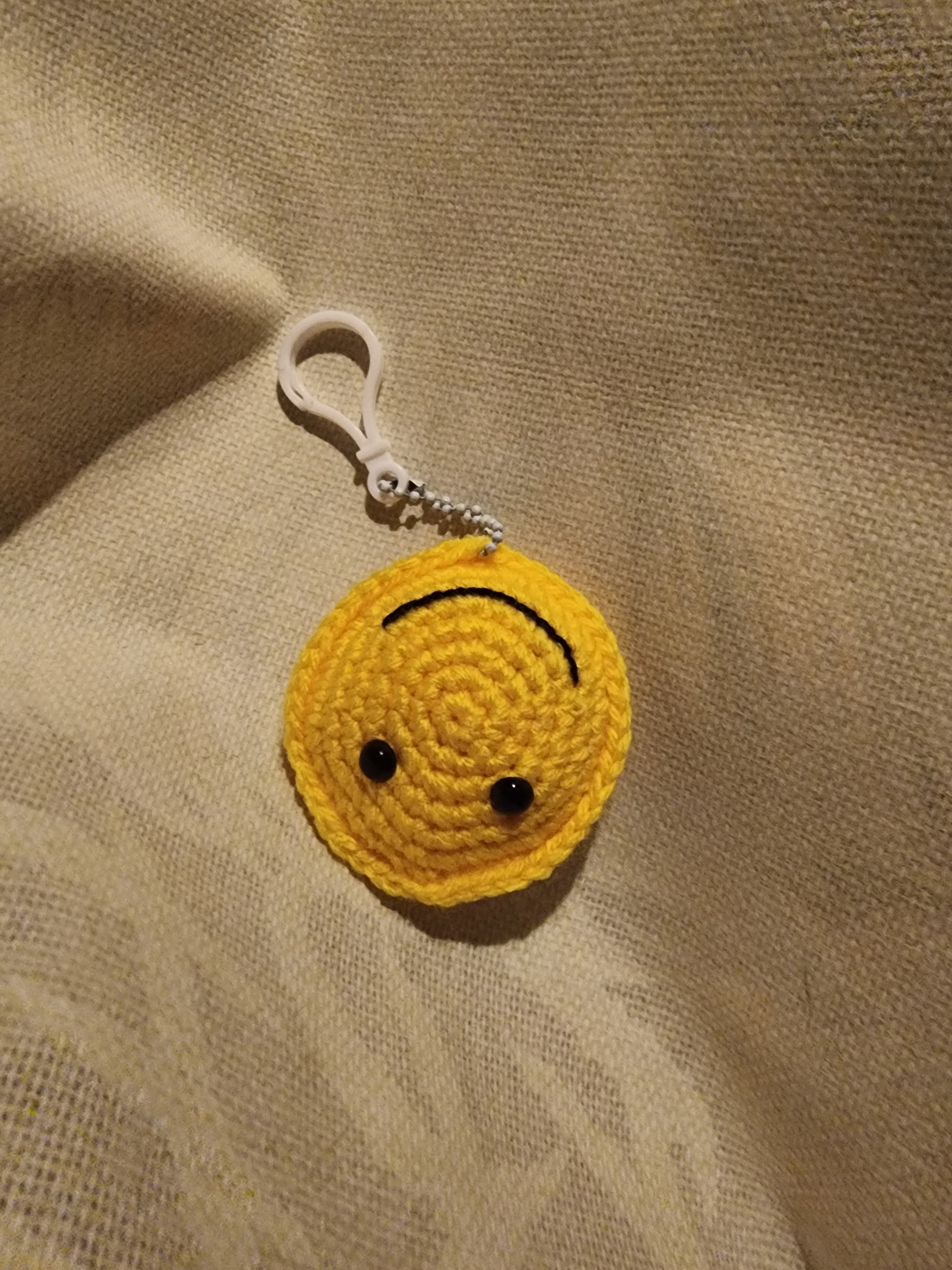 Emoji Crochet Key Chain