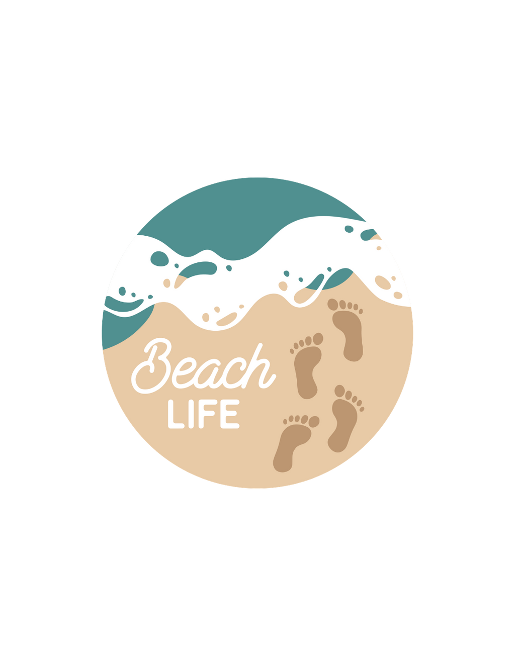 Beach Slate Coaster