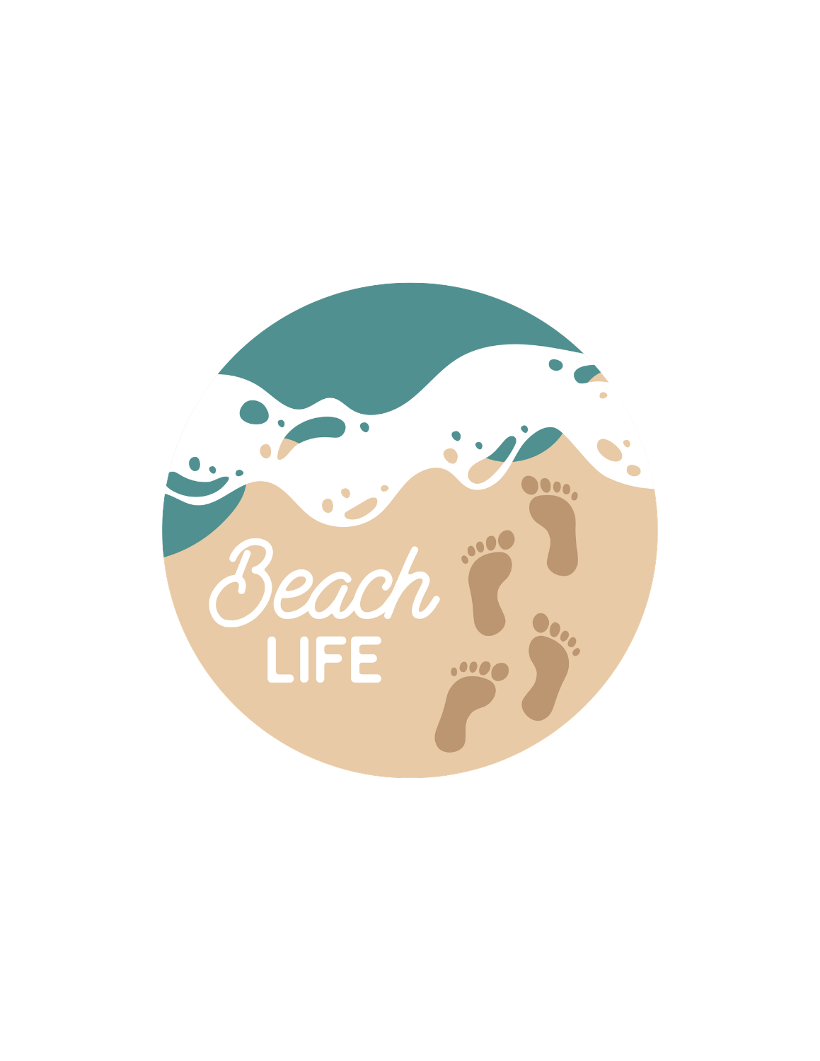 Beach Slate Coaster