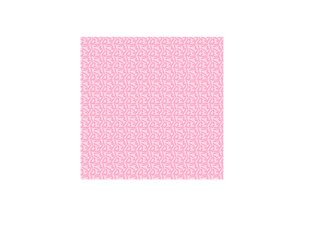 Candy Cane Slate Coaster