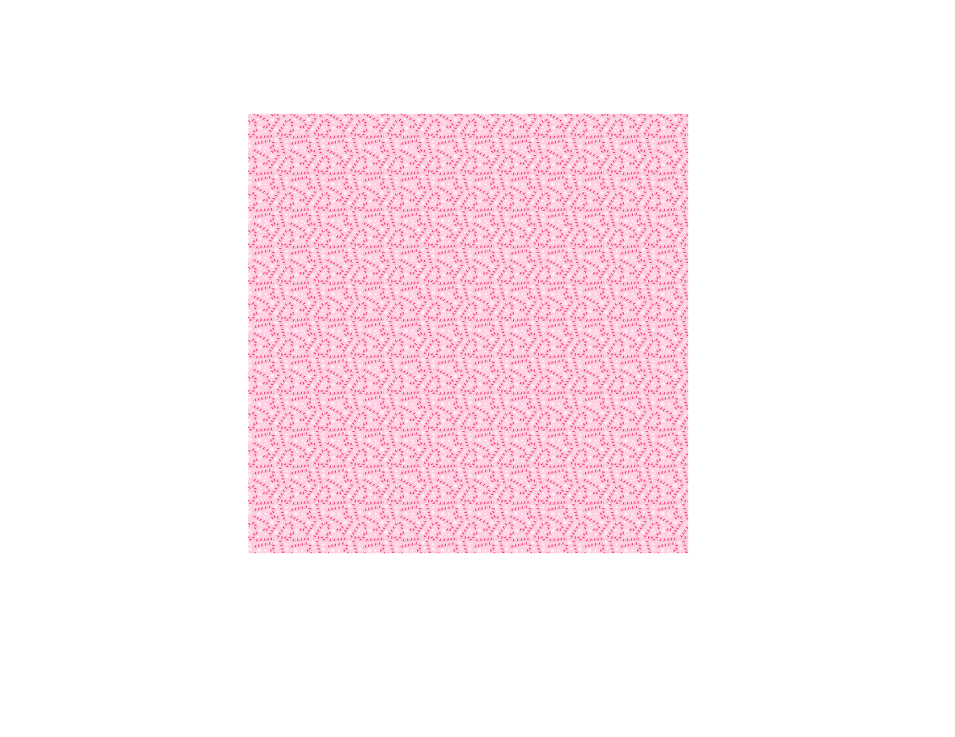 Candy Cane Slate Coaster
