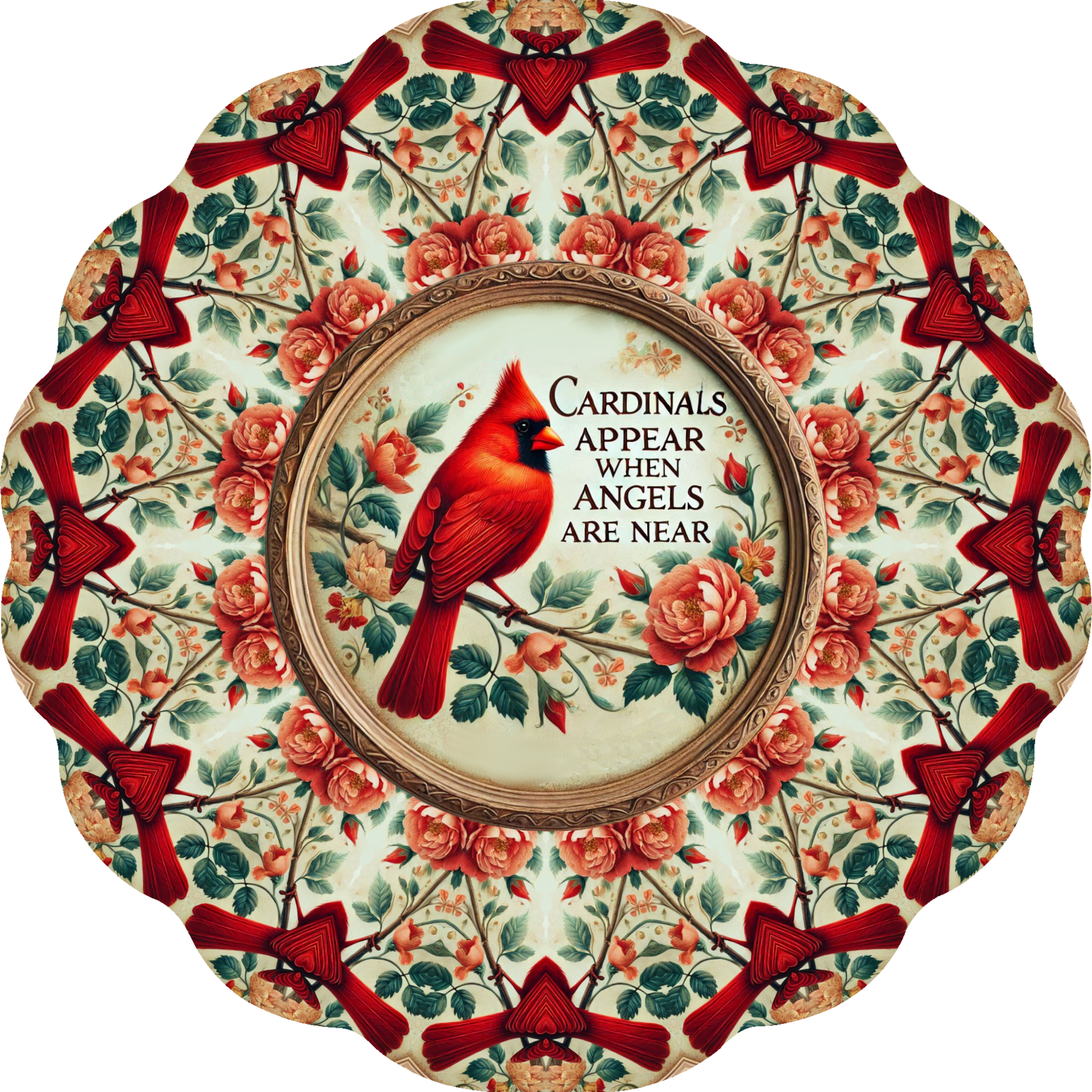 Cardinal In Memorium Wind Spinner