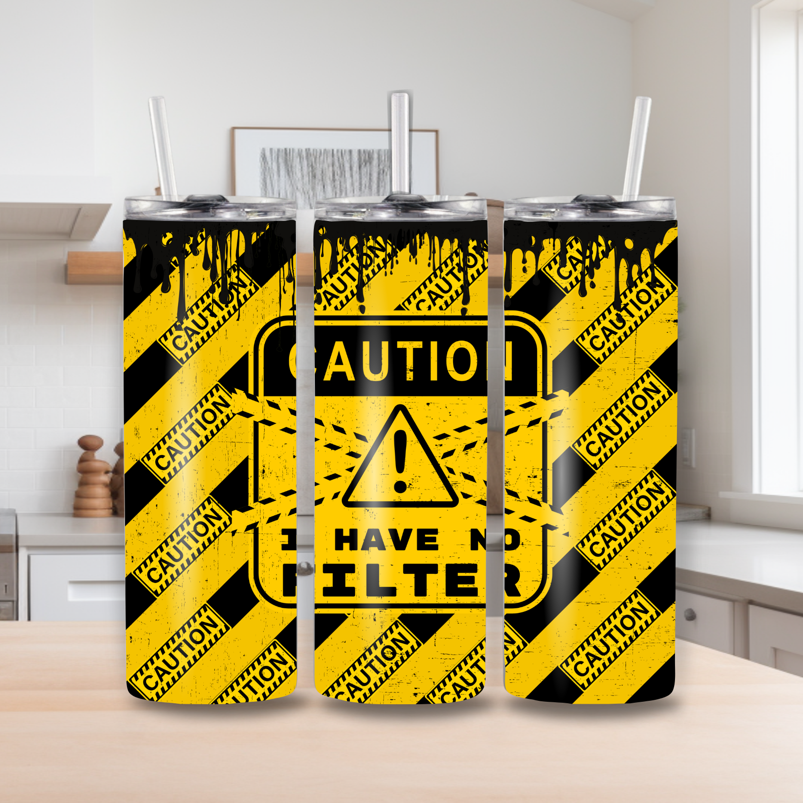 Caution Tumbler