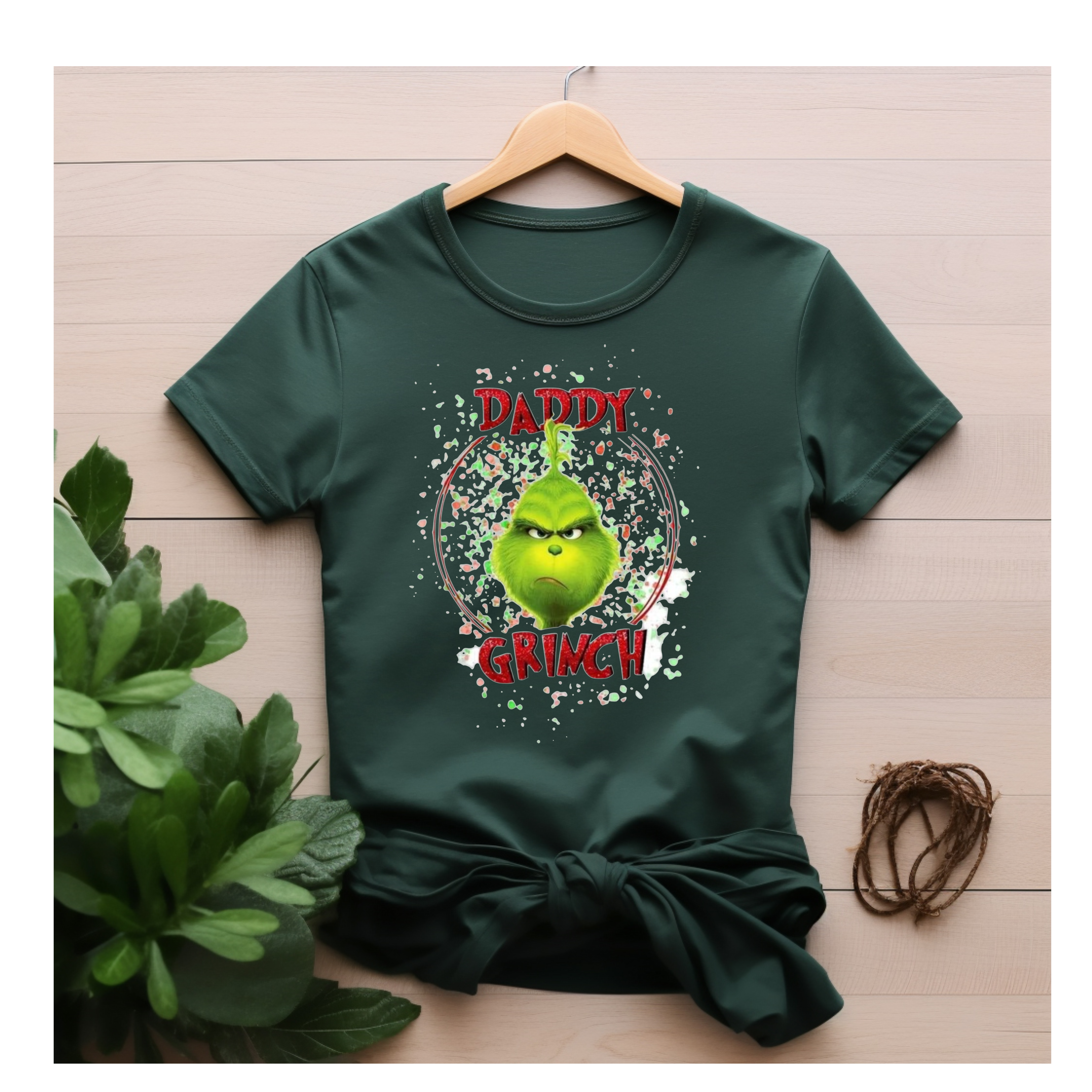 Green Christmas Character Shirt