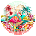 Flamingo Wind Spinner