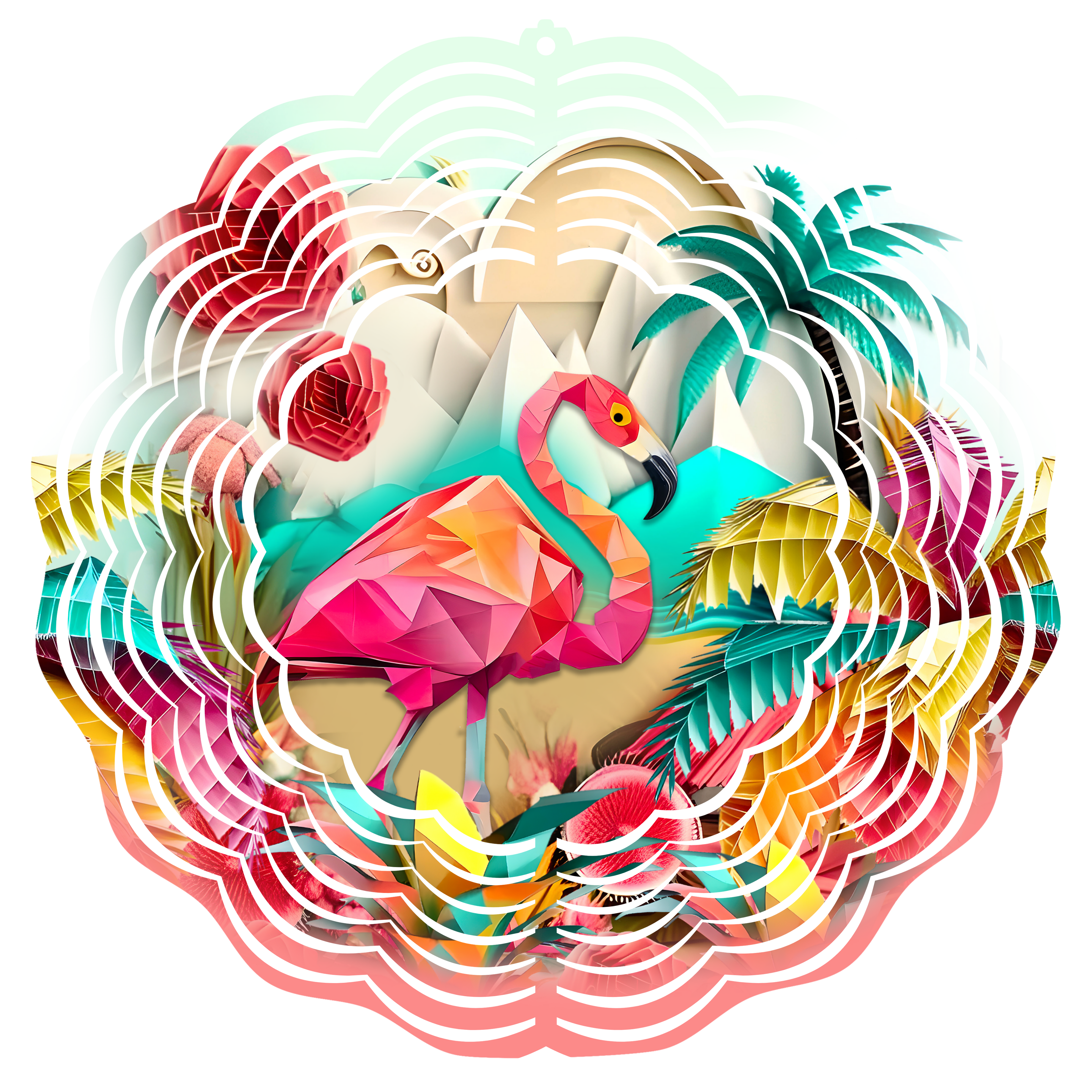 Flamingo Wind Spinner