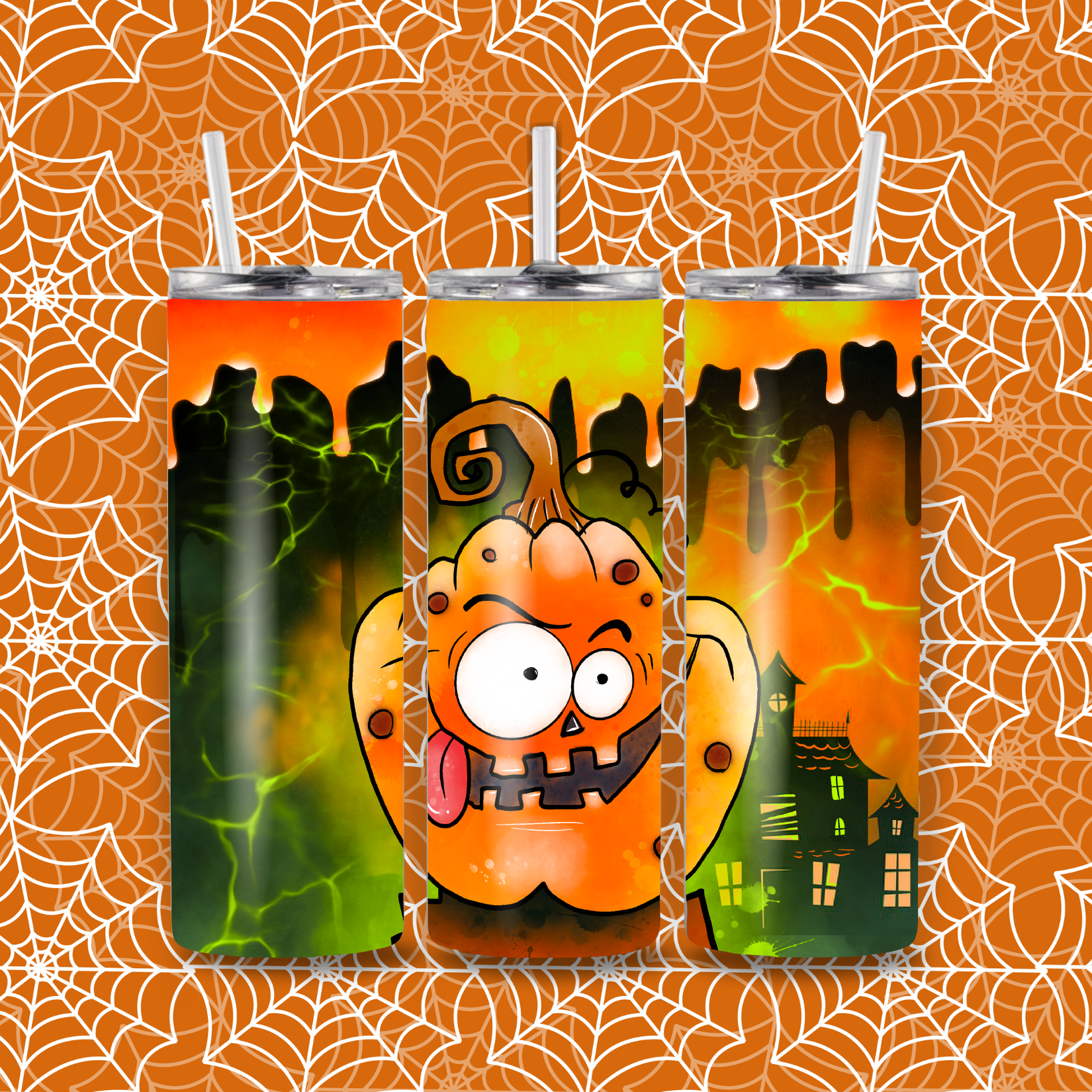 Funny Pumpkin Tumbler
