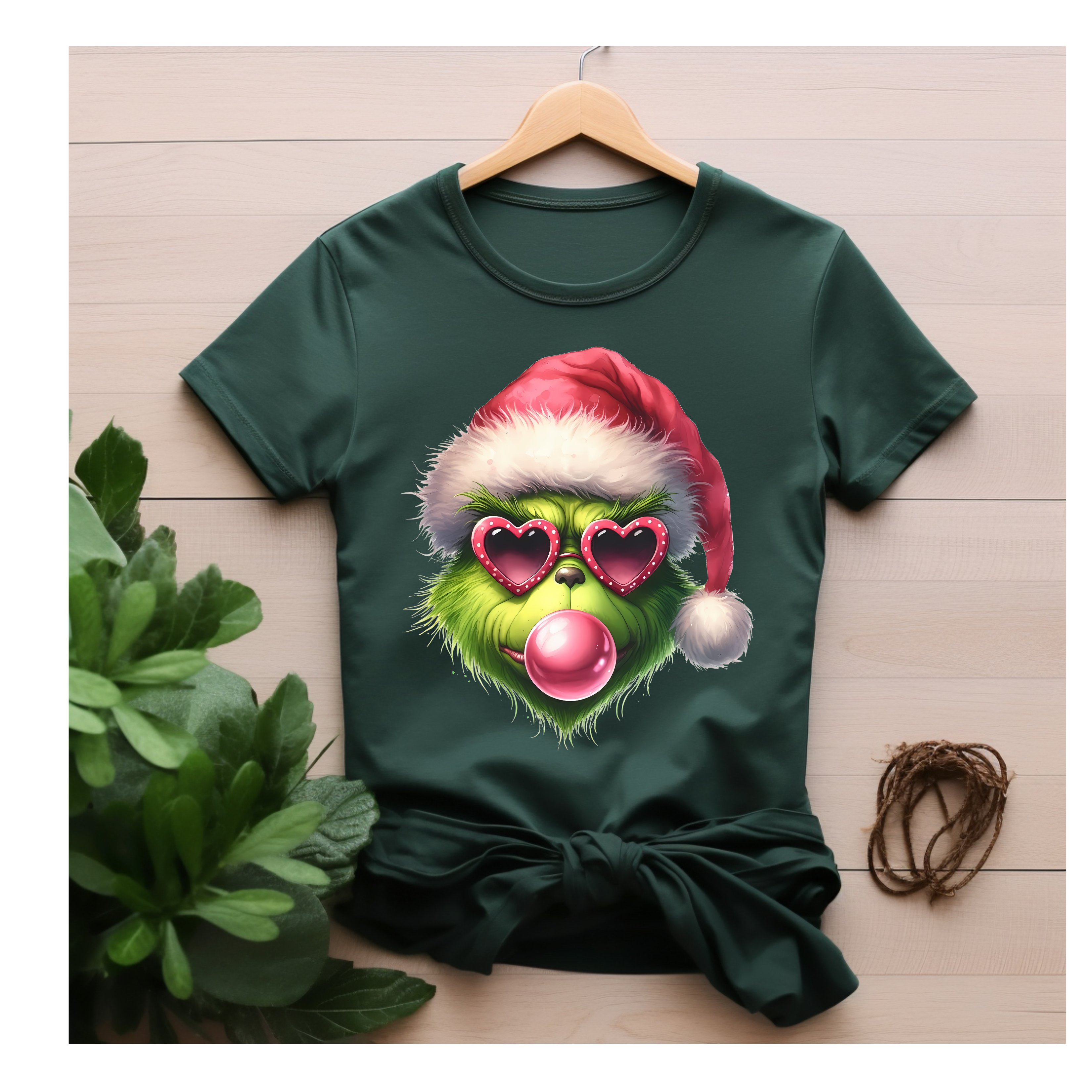 Green Christmas Character Shirt