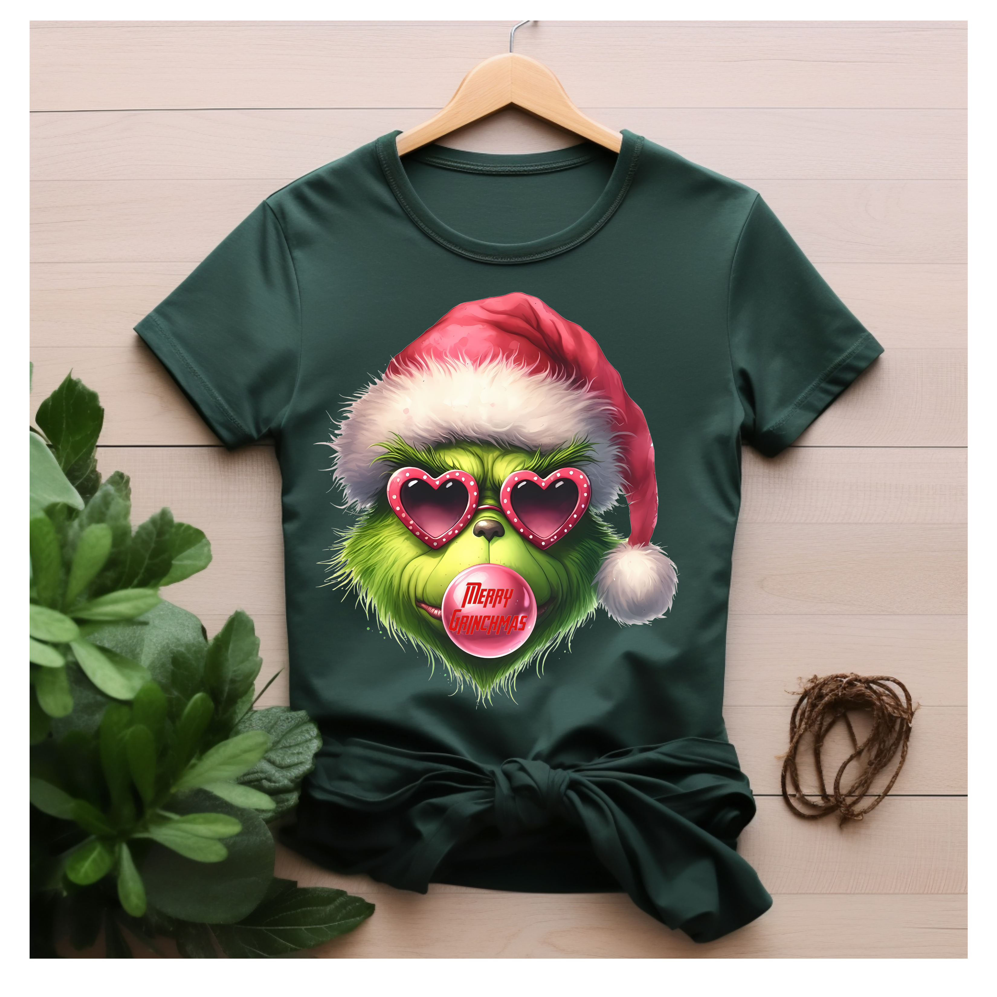 Green Christmas Character Shirt