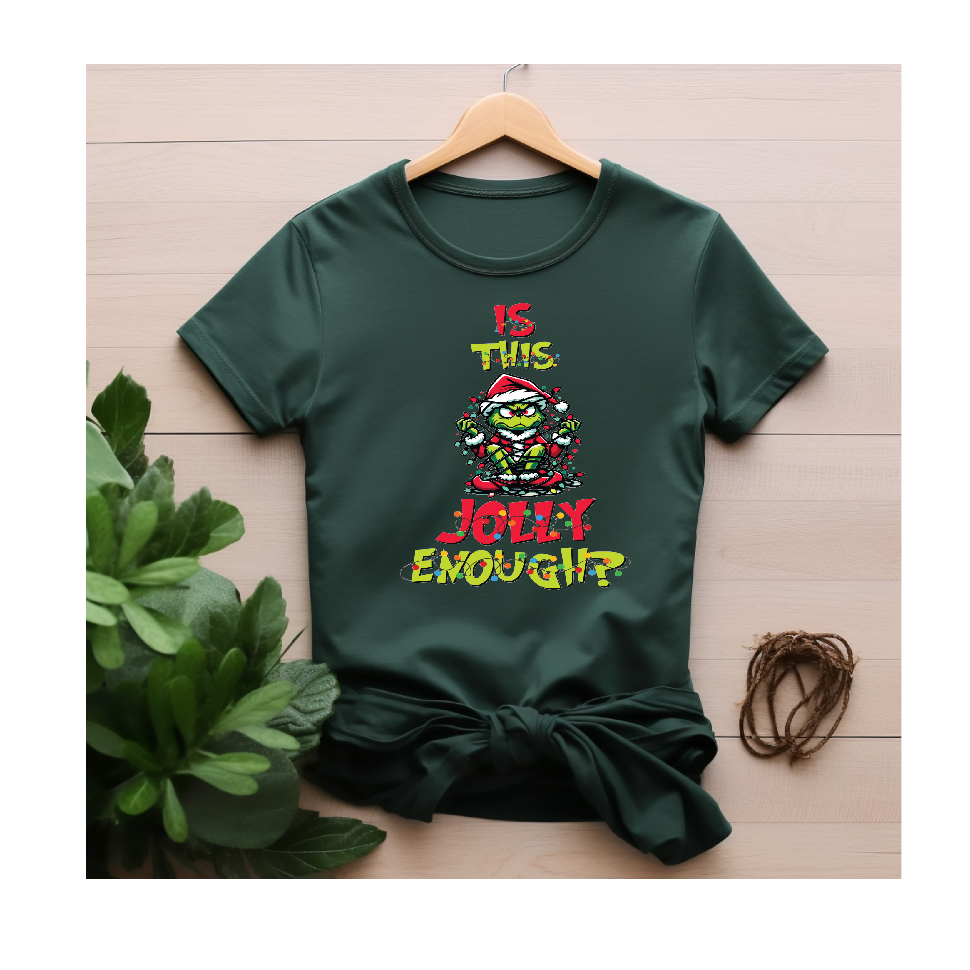 Green Christmas Character Shirt