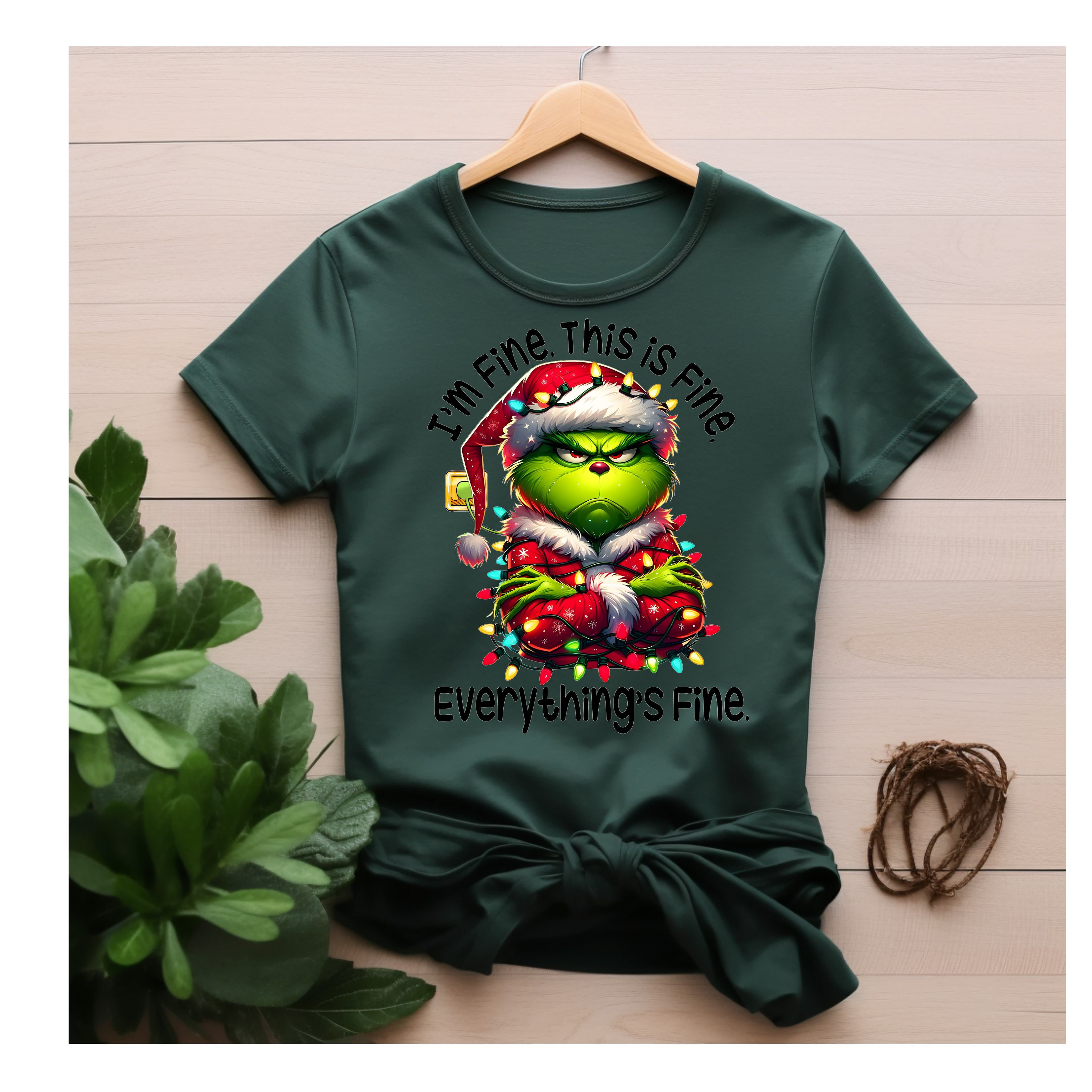 Green Christmas Character Shirt
