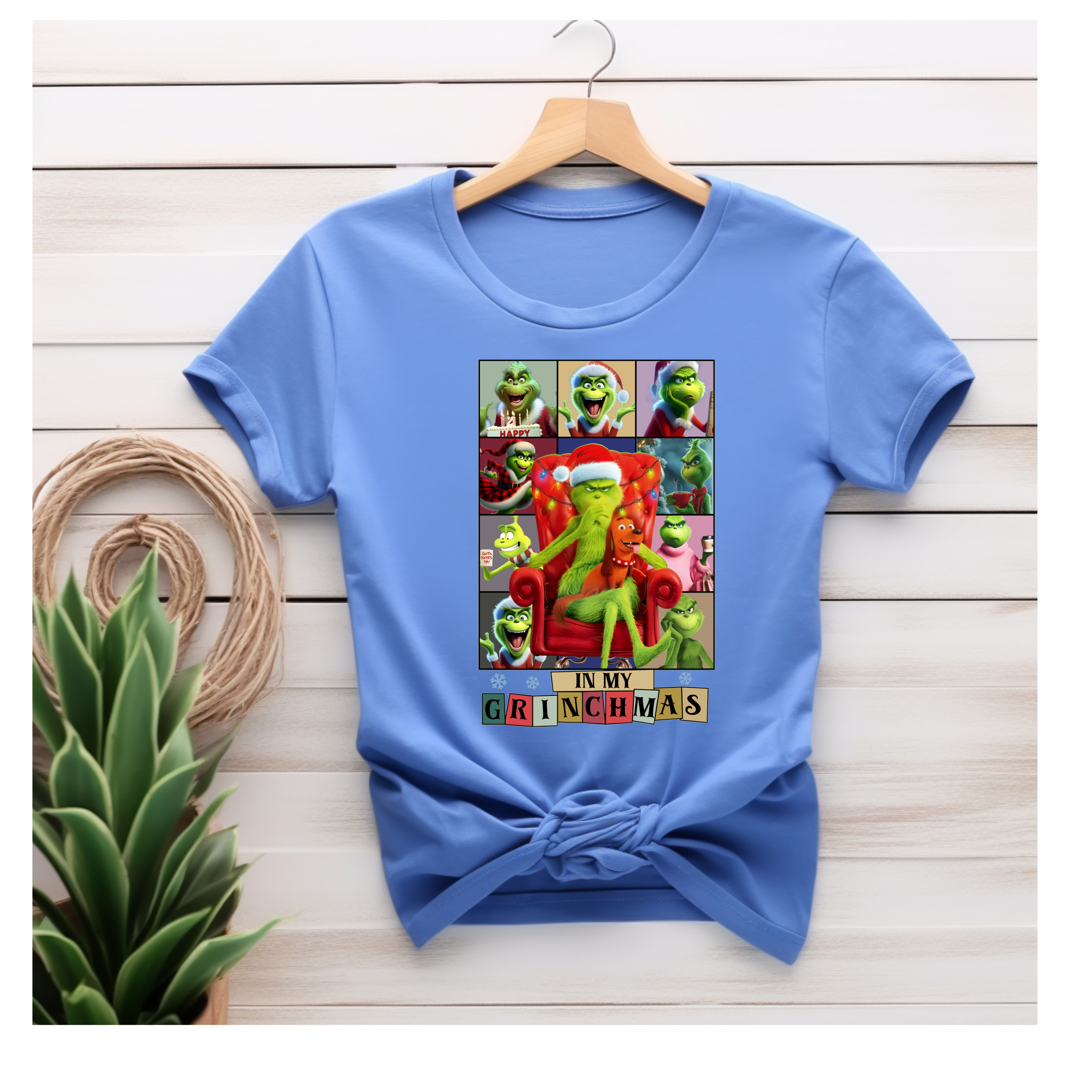 Green Christmas Character Shirt