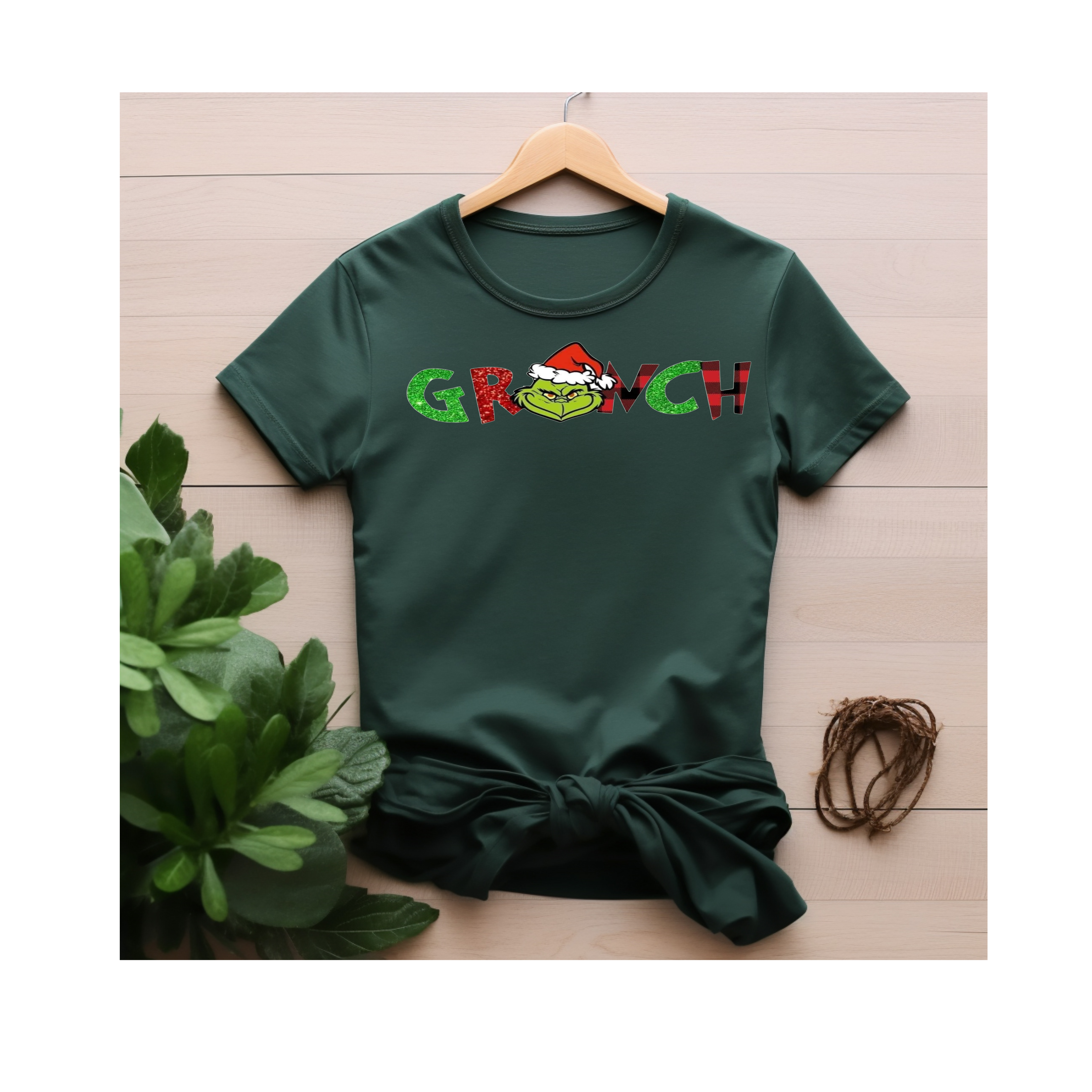 Green Christmas Character Shirt