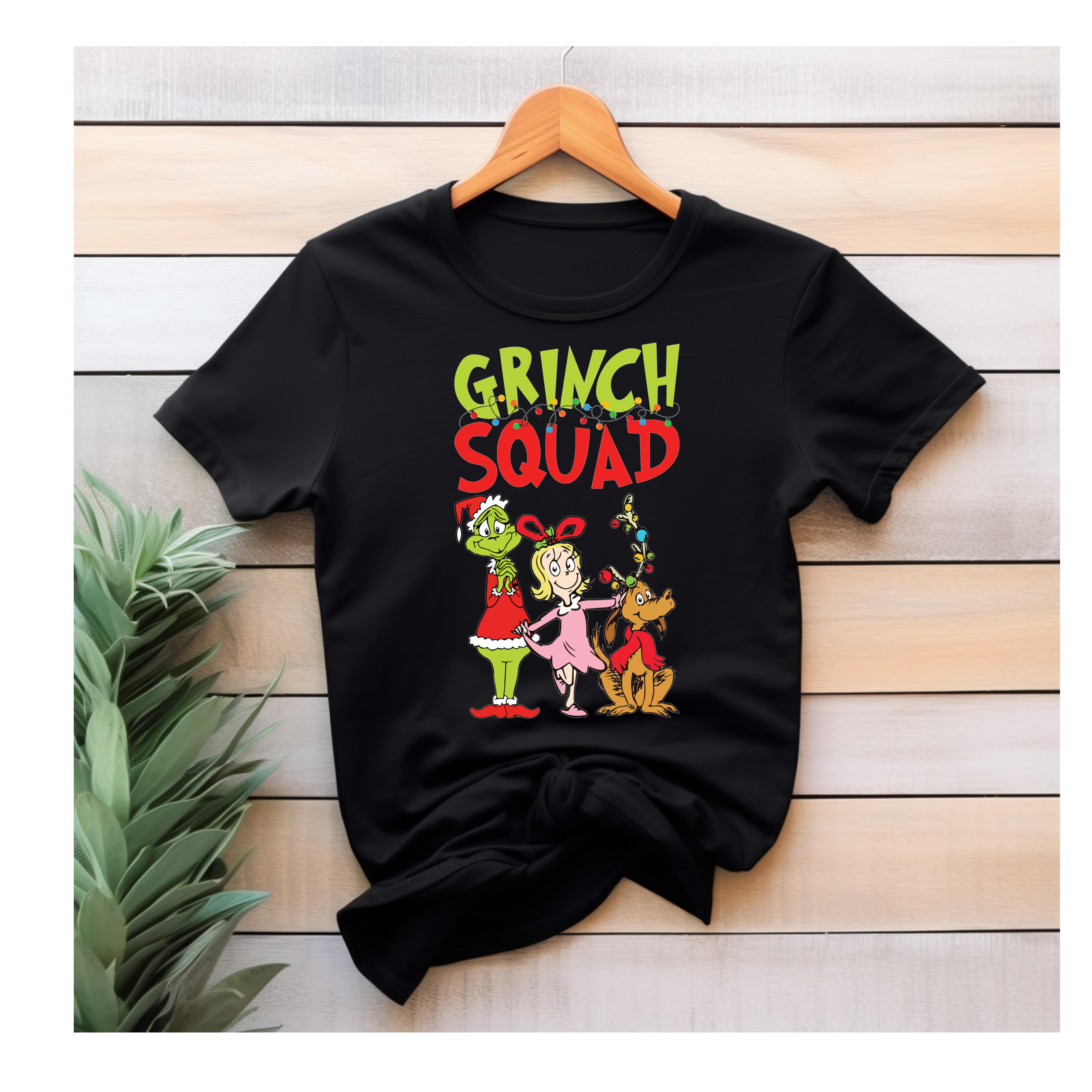 Green Christmas Character Shirt