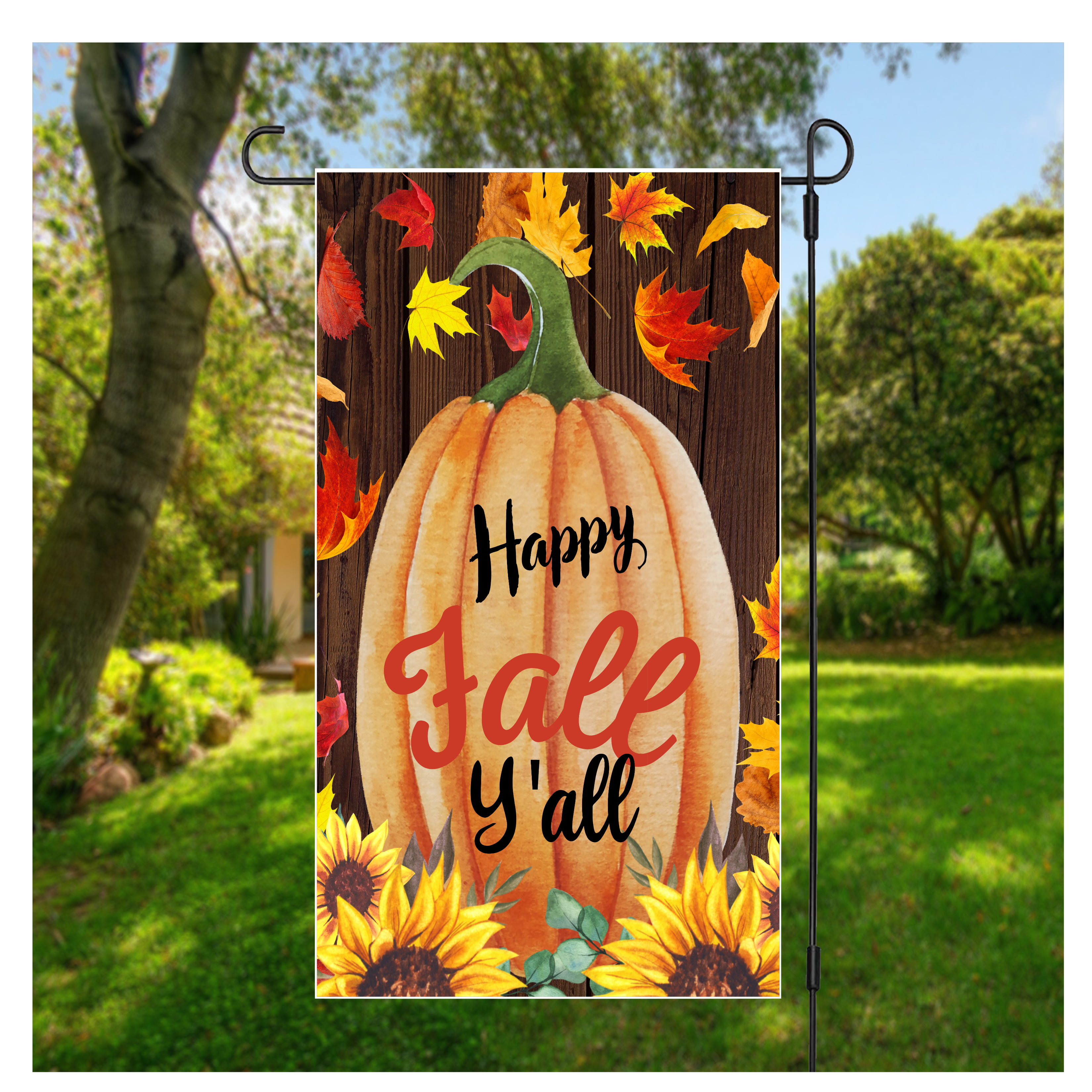 Fall Garden Flag