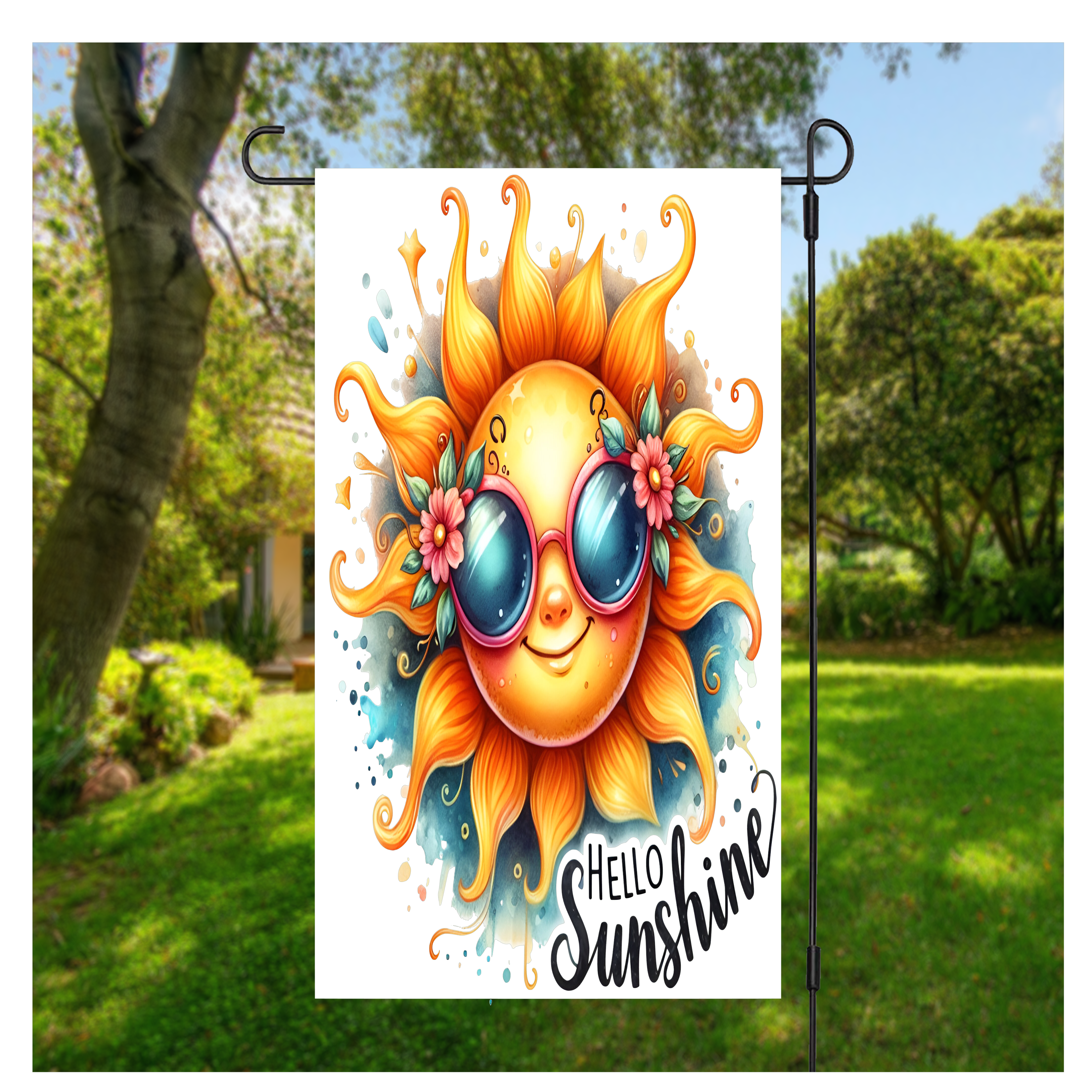 Summer Garden Flag