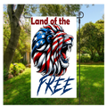 Lion Head Garden Flag