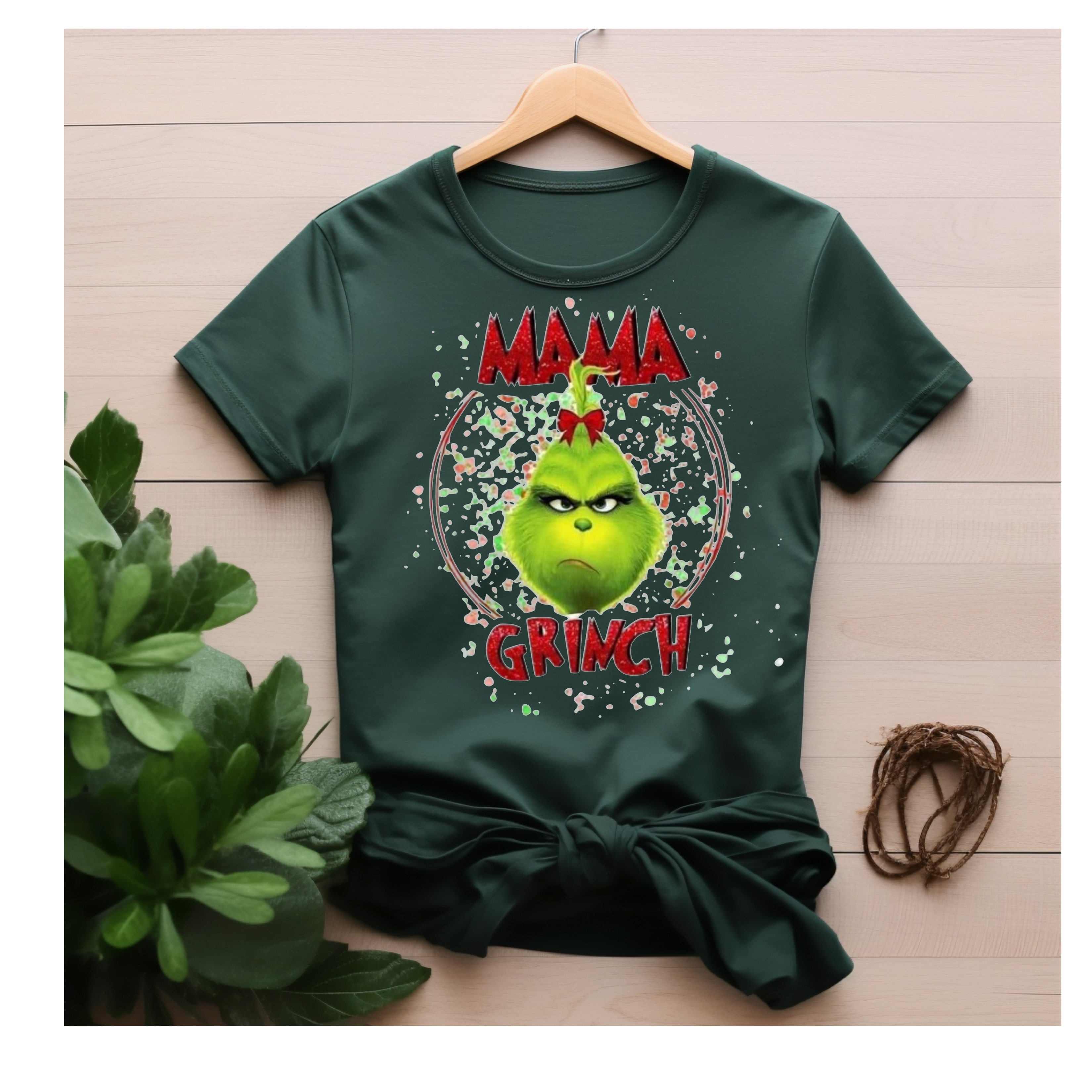 Green Christmas Character Shirt