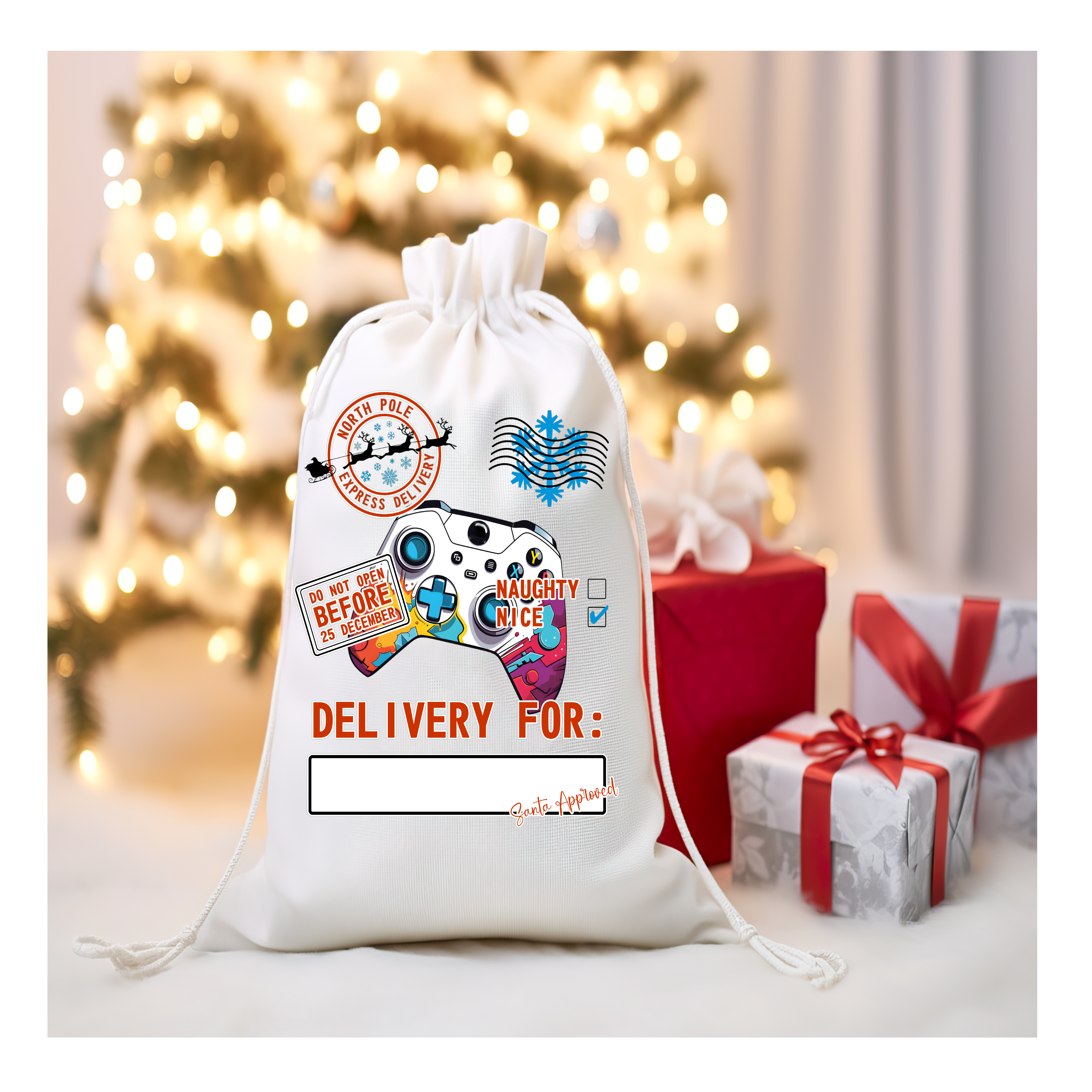 Gaming Santa Sack