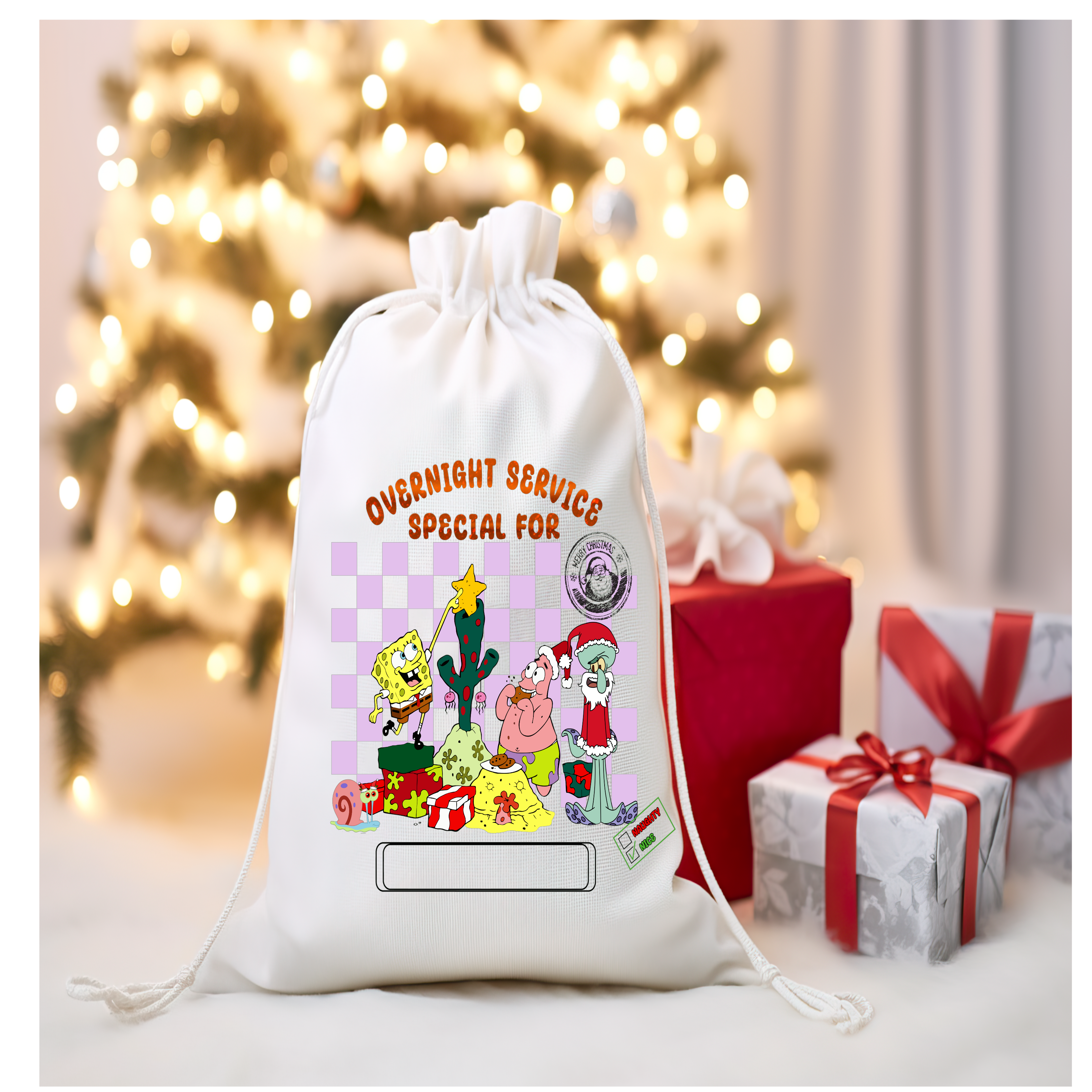 Spiderman Santa Sack