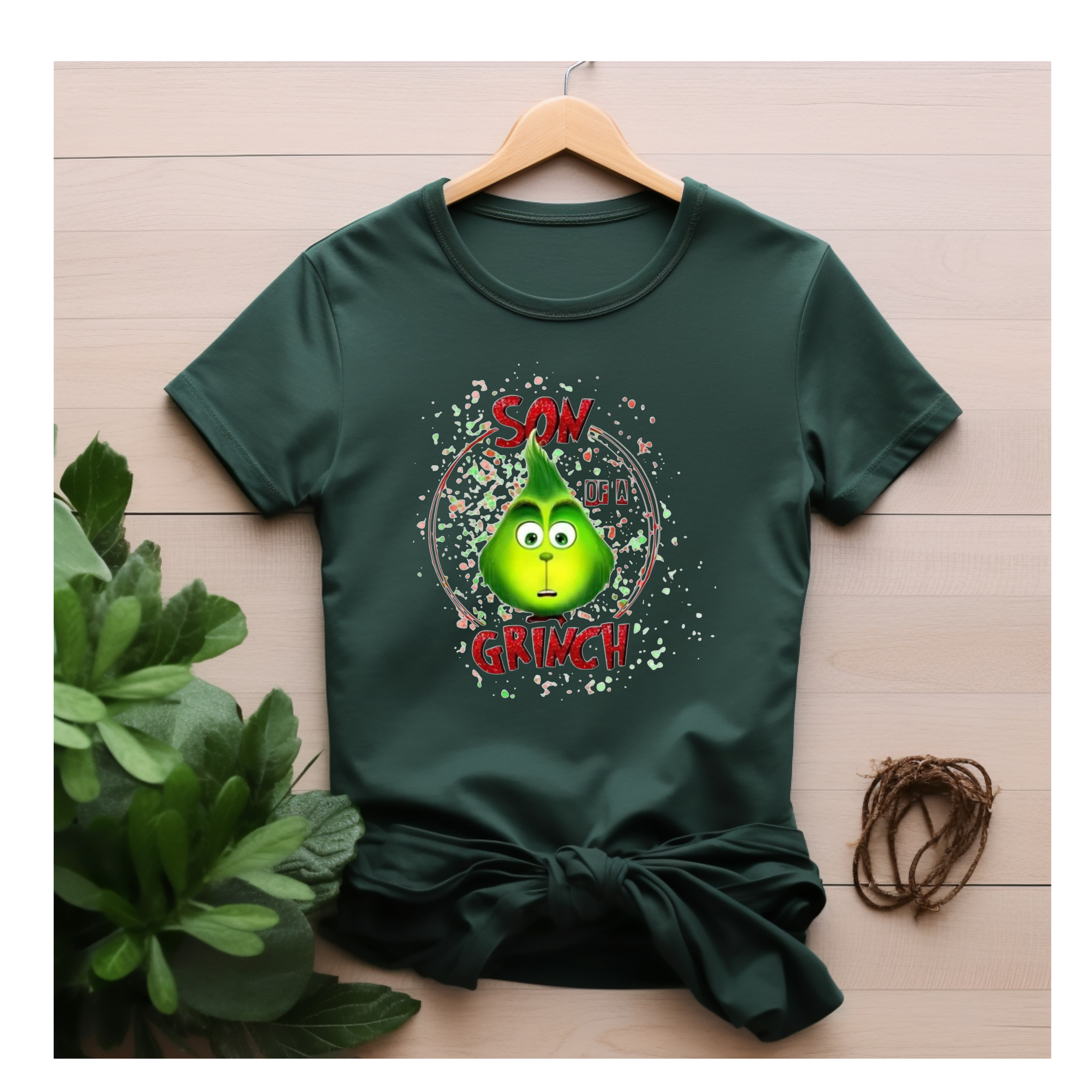 Green Christmas Character Shirt