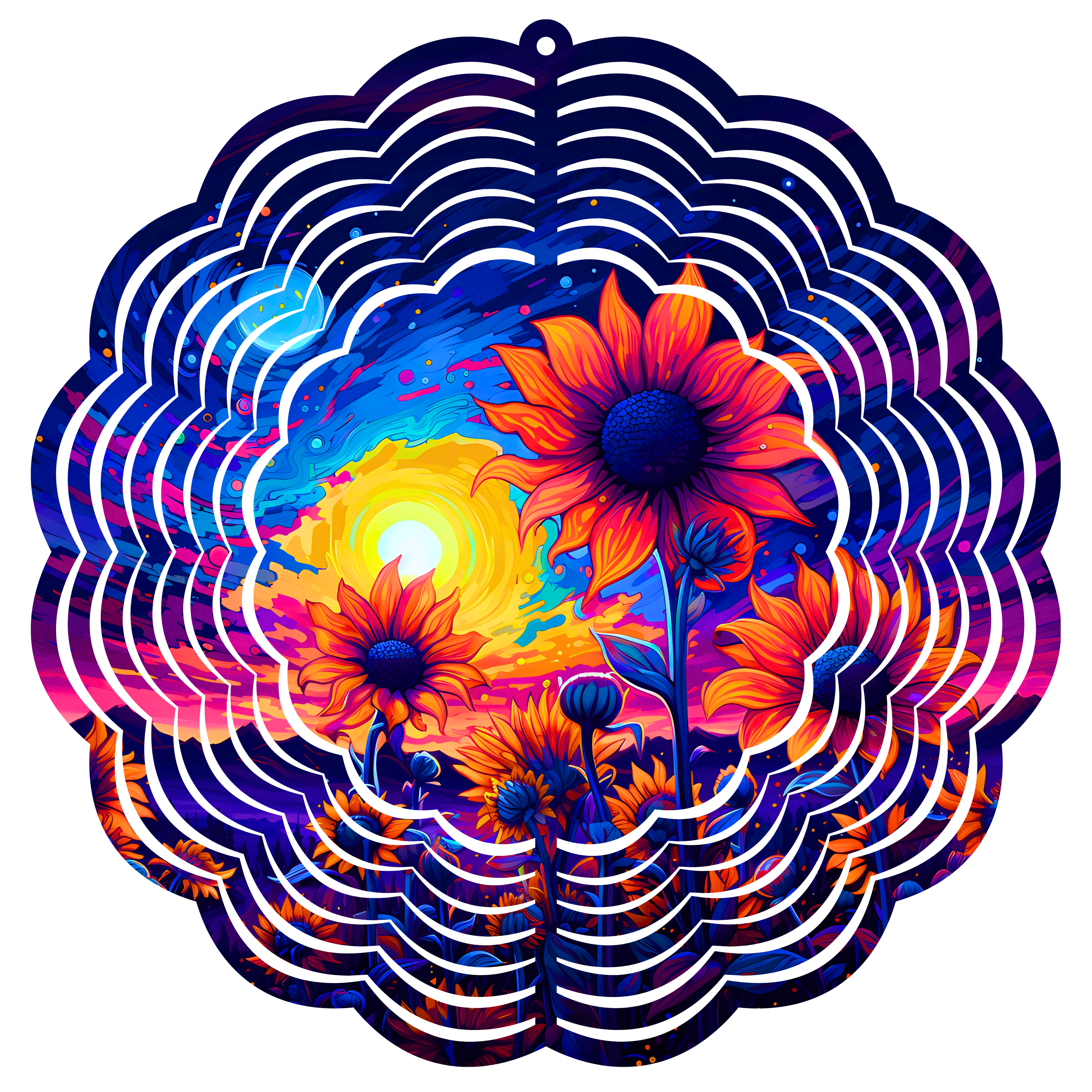 Sunflower Wind Spinner