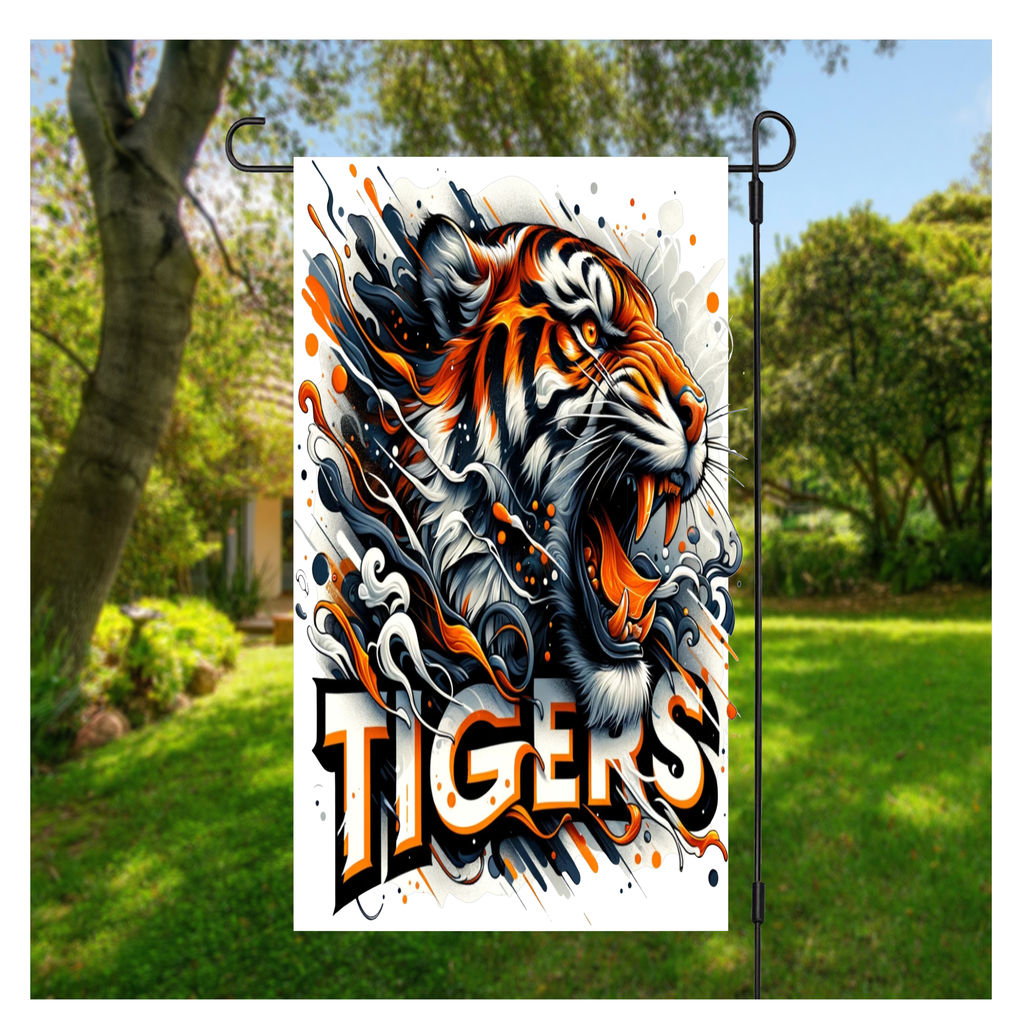 Tiger Garden Flag