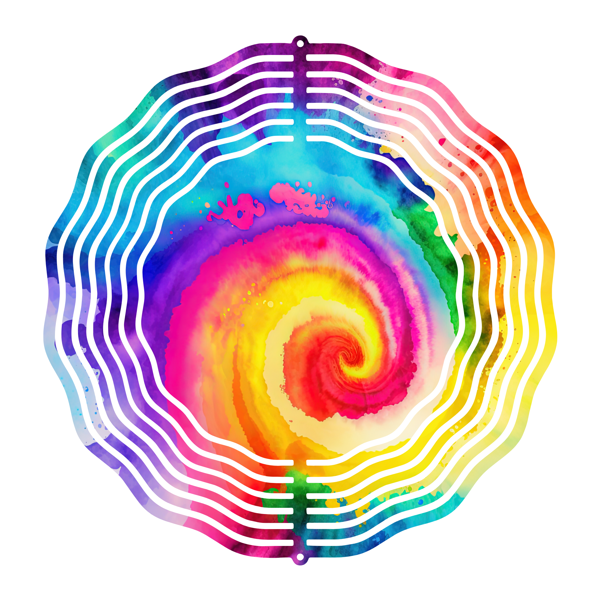 Tye Dye Wind Spinner