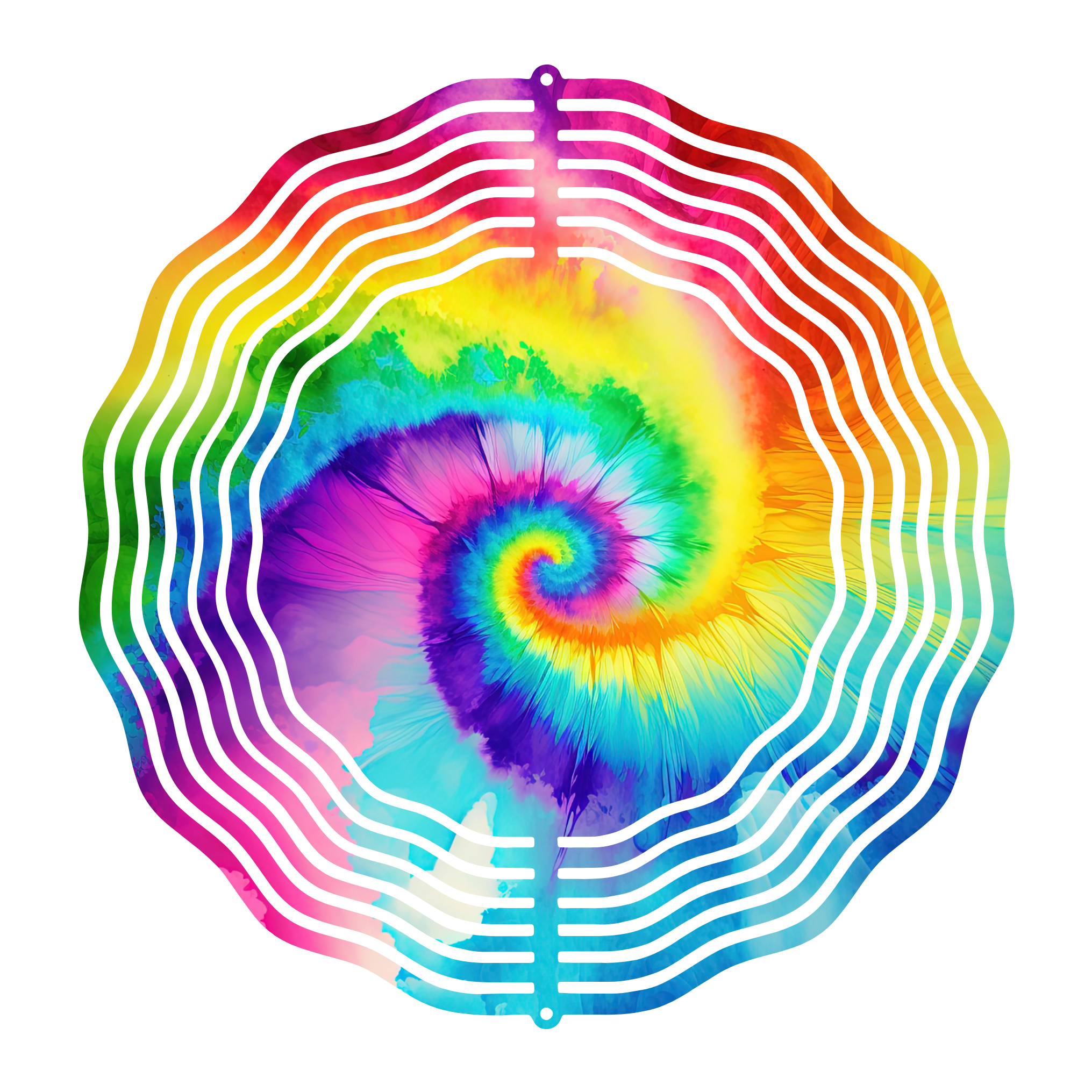 Tye Dye Wind Spinner