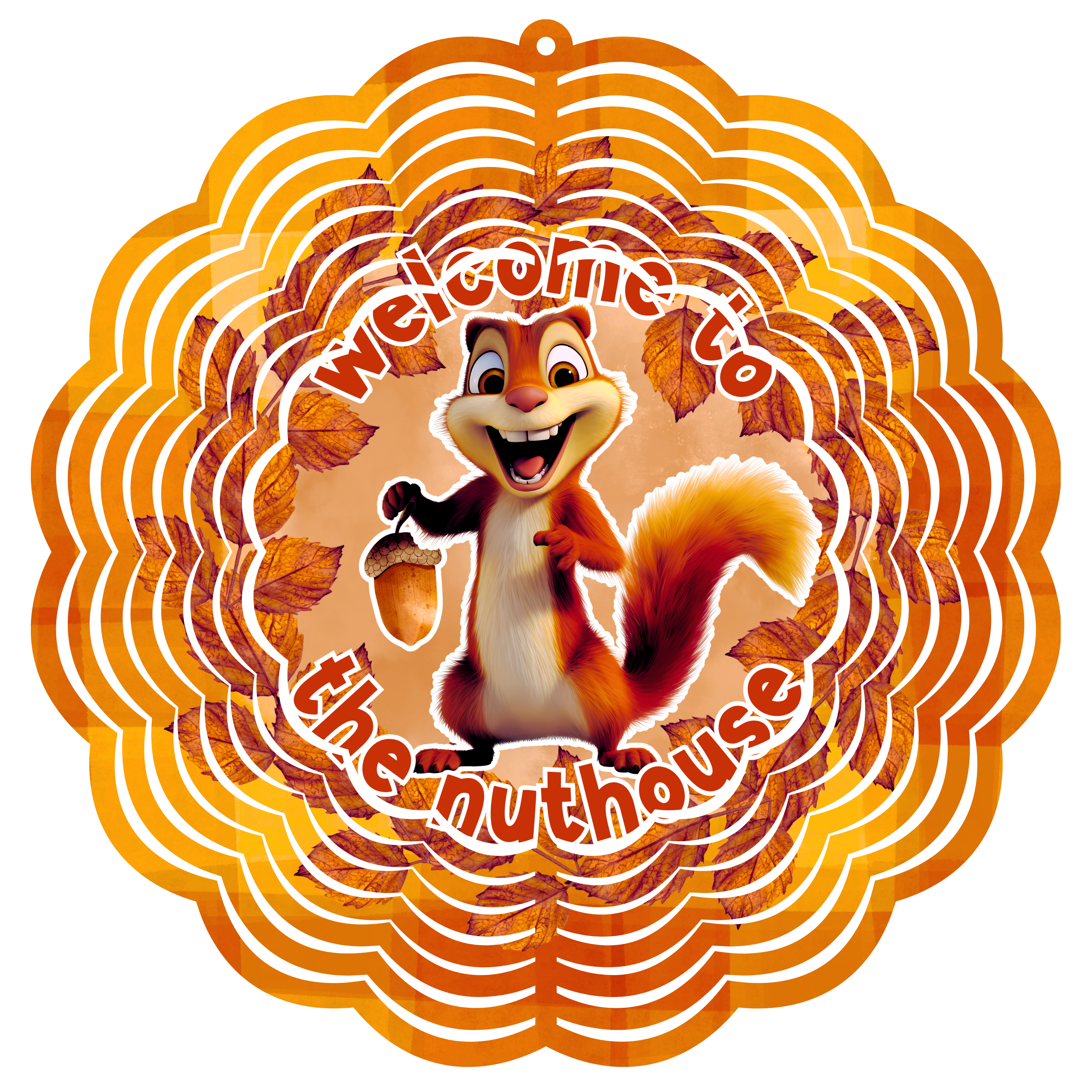 Squirrel Wind Spinner